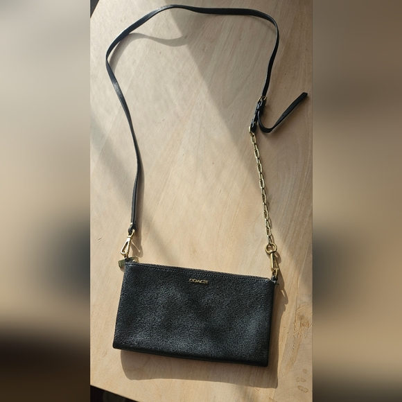 Coach leather crossbody - Picture 1 of 4